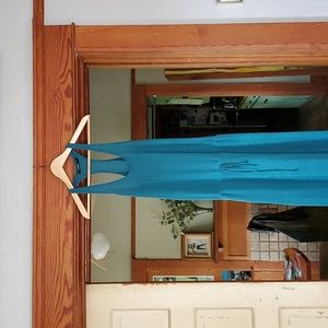 PattyBoutik Maxi Dress sz S Emerald Green